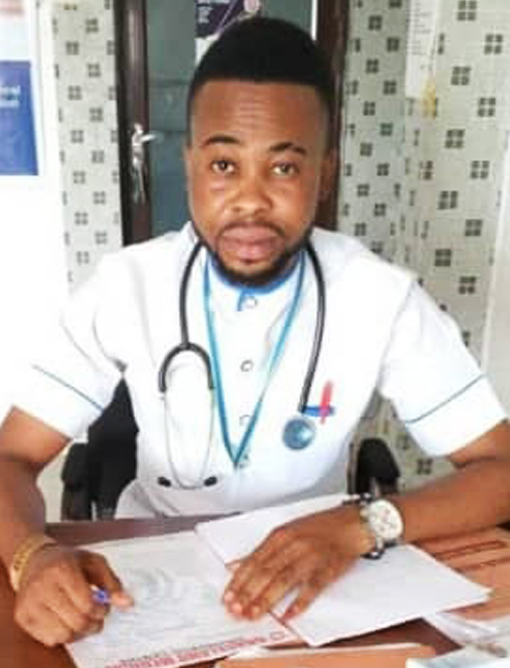 Randy Asuquo, Nurse-in-charge at the Eket clinic